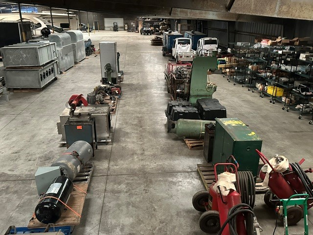 DANVILLE LIQUIDATION CENTER SPRING SALE: INDUSTRIAL SURPLUS, MATERIAL HANDLING EQUIPMENT, DUMP HOPPERS, PALLET RACKING, FLOOR SWEEPERS, FORKLIFTS & MORE