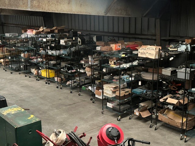 DANVILLE LIQUIDATION CENTER SPRING SALE: INDUSTRIAL SURPLUS, MATERIAL HANDLING EQUIPMENT, DUMP HOPPERS, PALLET RACKING, FLOOR SWEEPERS, FORKLIFTS & MORE