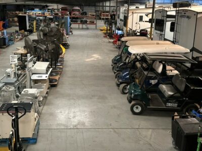 DANVILLE LIQUIDATION CENTER SPRING SALE: INDUSTRIAL SURPLUS, MATERIAL HANDLING EQUIPMENT, DUMP HOPPERS, PALLET RACKING, FLOOR SWEEPERS, FORKLIFTS & MORE