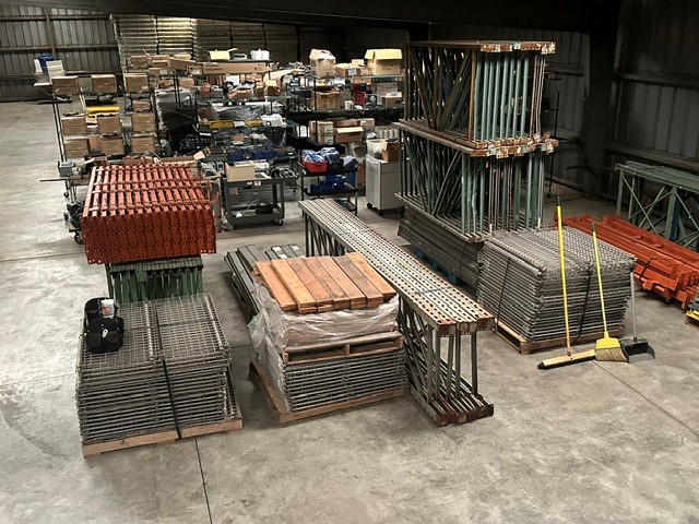 DANVILLE LIQUIDATION CENTER SPRING SALE: INDUSTRIAL SURPLUS, MATERIAL HANDLING EQUIPMENT, DUMP HOPPERS, PALLET RACKING, FLOOR SWEEPERS, FORKLIFTS & MORE